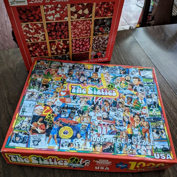 Bundle of two (2) 1000 pc. puzzles